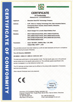 锂离子充电器CE测试报告