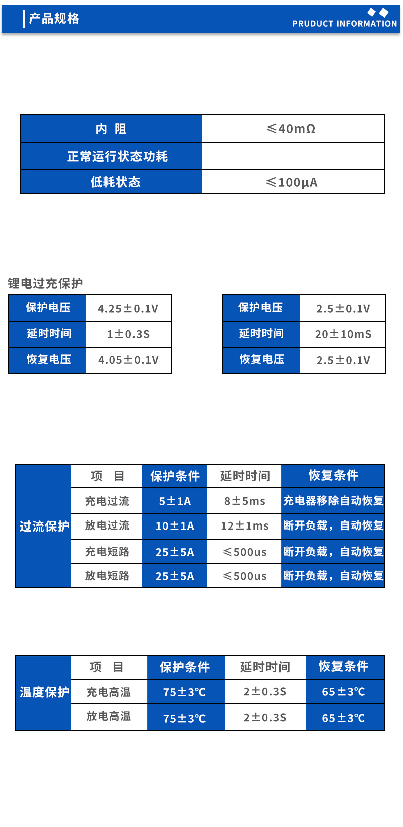 2产品规格
