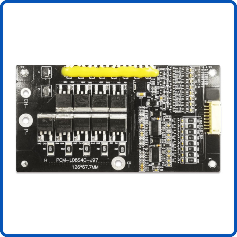8节锂电/磷酸铁锂保护板PCM-L08S40-J97