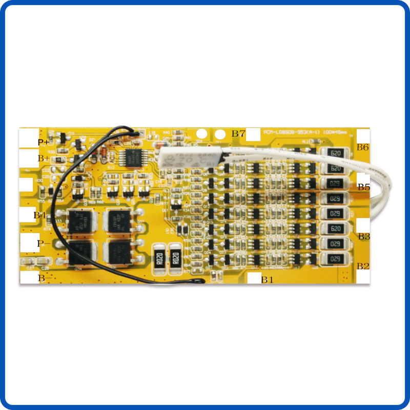 8节锂电/磷酸铁锂保护板PCM-L08S08-953